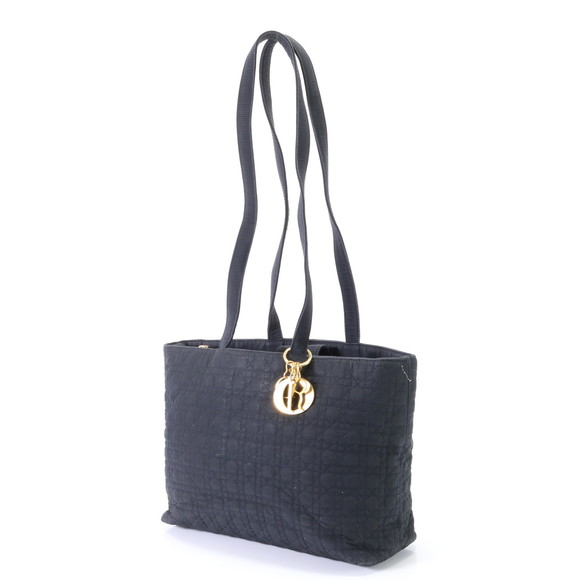 Christian Dior Cannage Tote Bag Navy - Picture 2 of 15